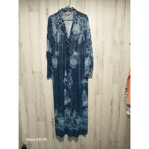 Rabbit Rabbit Rabitt 90s Floral Gauzy Kimono Duster 14M